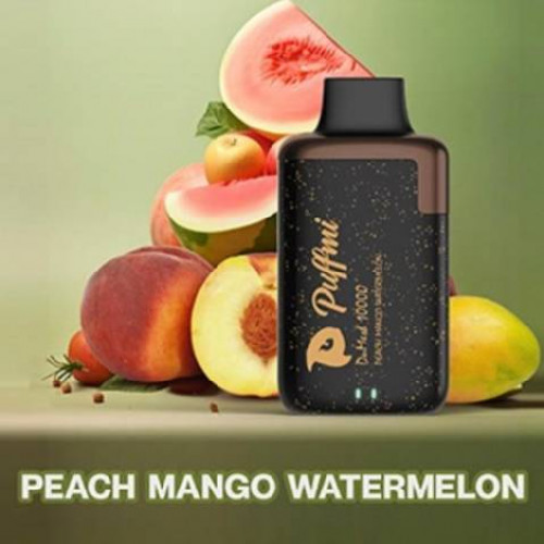 Электронная сигарета PuffMi DuMesh 10000 Персик Манго Арбуз